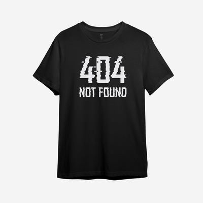 Футболка с принтом "404 not found" 1076148299 фото